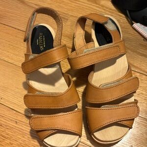 Swedish Hasbeens Wooden Sandals